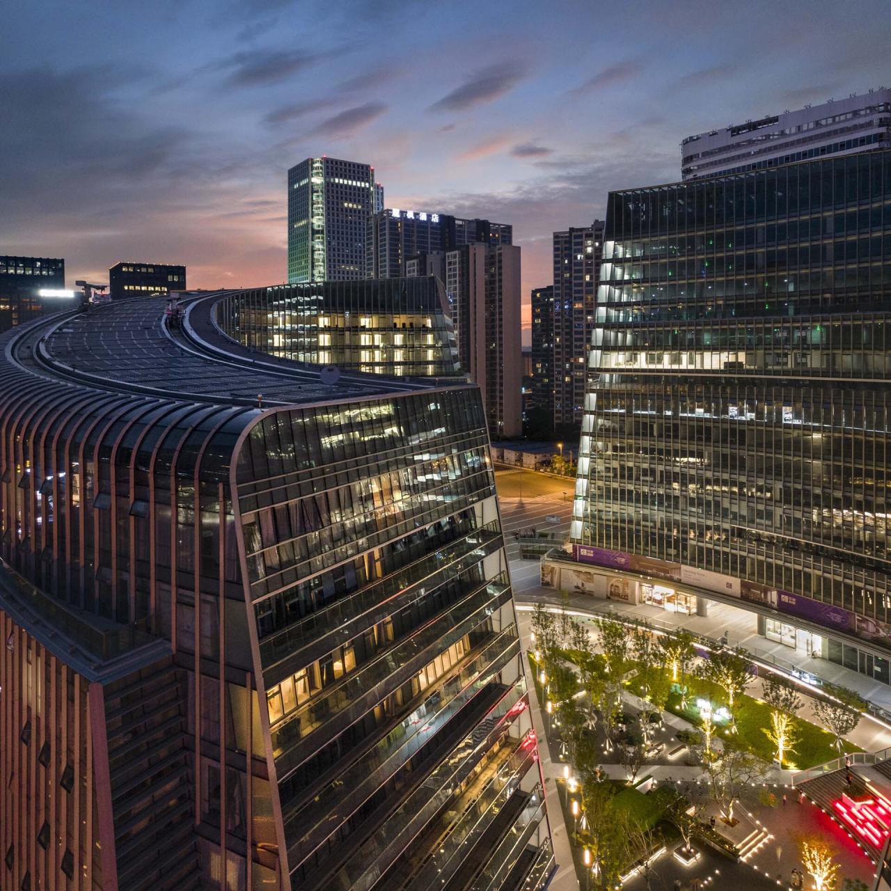 BIM建筑|成都高新创合中心 / LLA