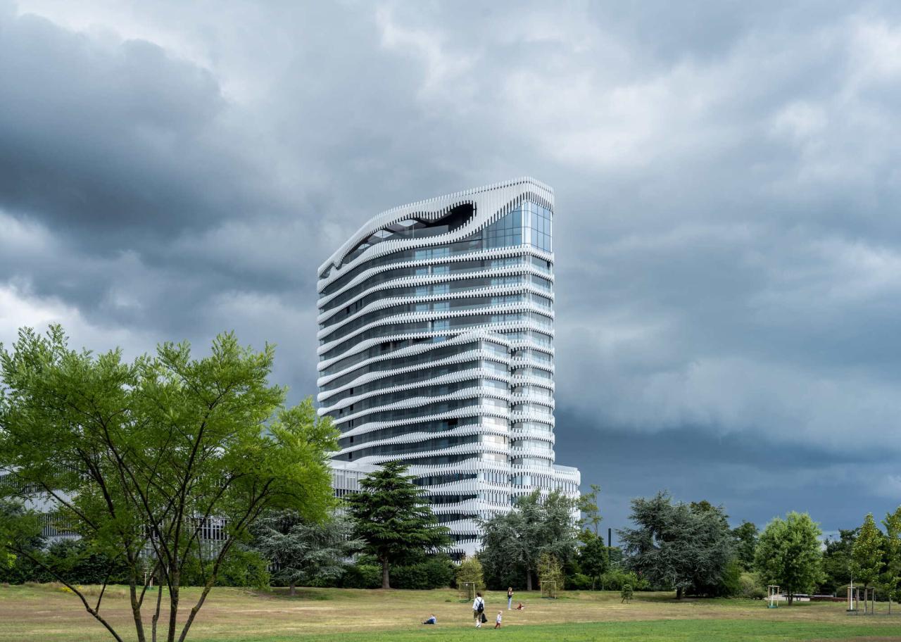 BIM建筑|RKM740“拉链” 塔楼 / J. Mayer H. Architects