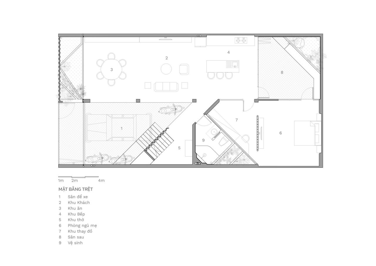 BIM建筑|三角形之家 / Khuon Studio