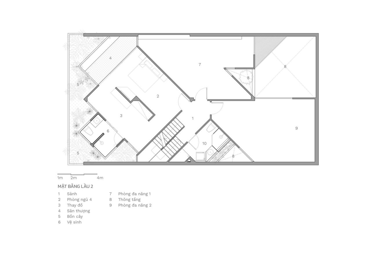 BIM建筑|三角形之家 / Khuon Studio