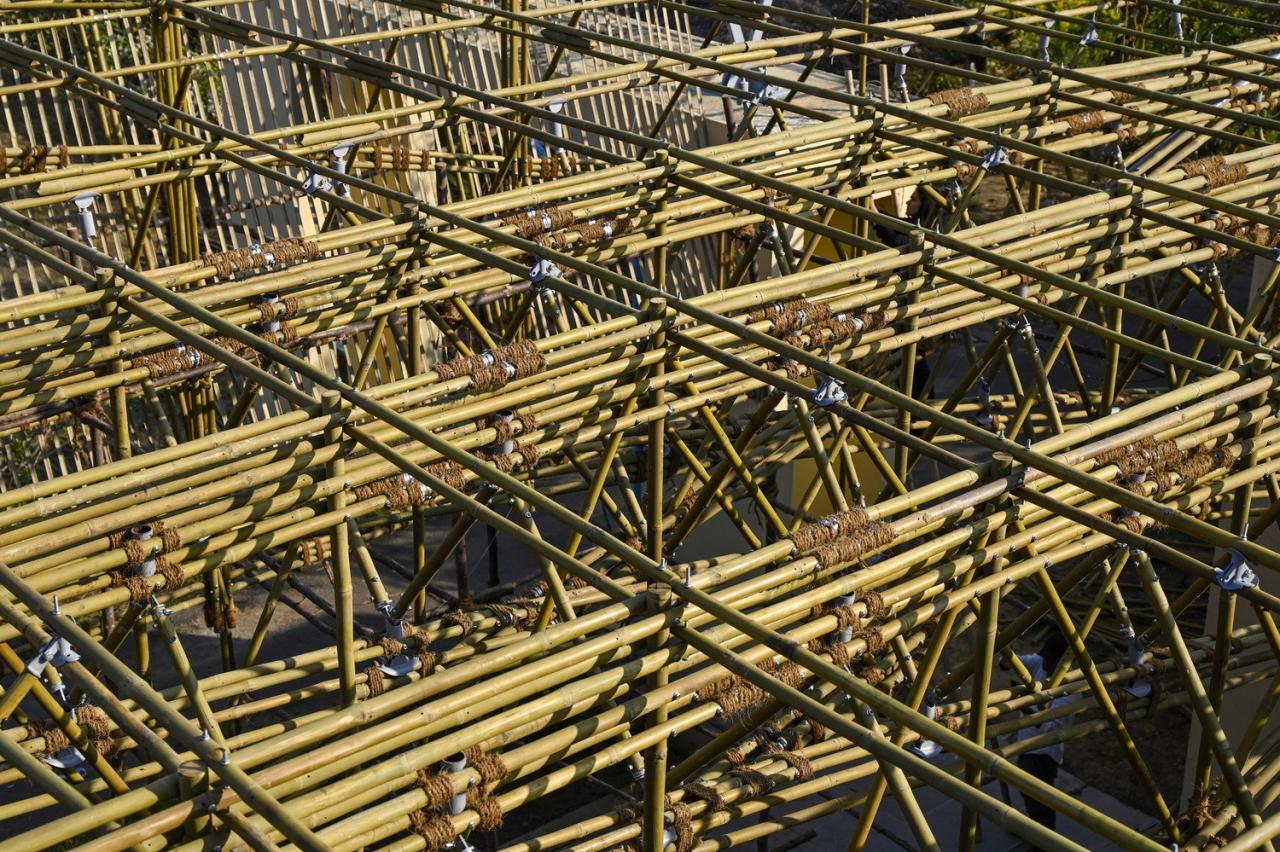 BIM建筑|工匠竹系统 Yogashala / Thumbimpressions