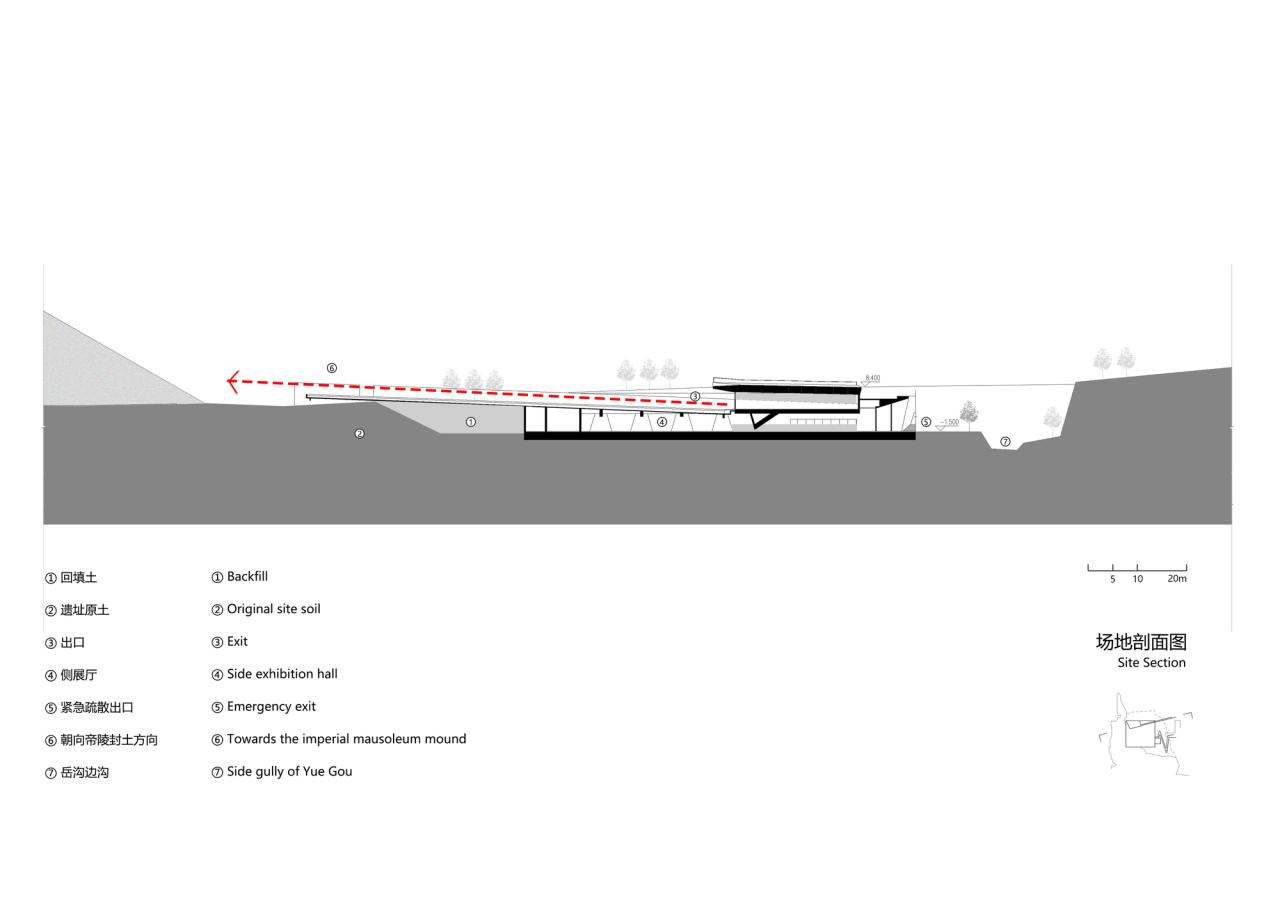 BIM建筑|西安秦始皇帝陵博物院铜车马博物馆 / 止境设计工作室