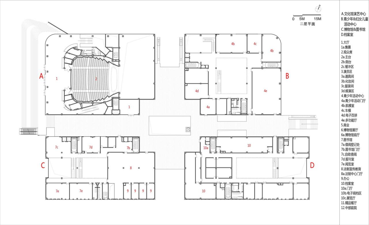 BIM建筑|响水文化艺术中心 / ATAH介景建筑