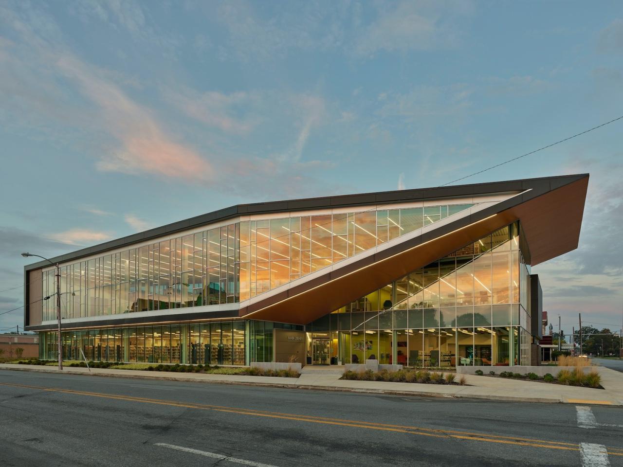 BIM建筑|派恩布拉夫总图书馆 / Polk Stanley Wilcox Architects