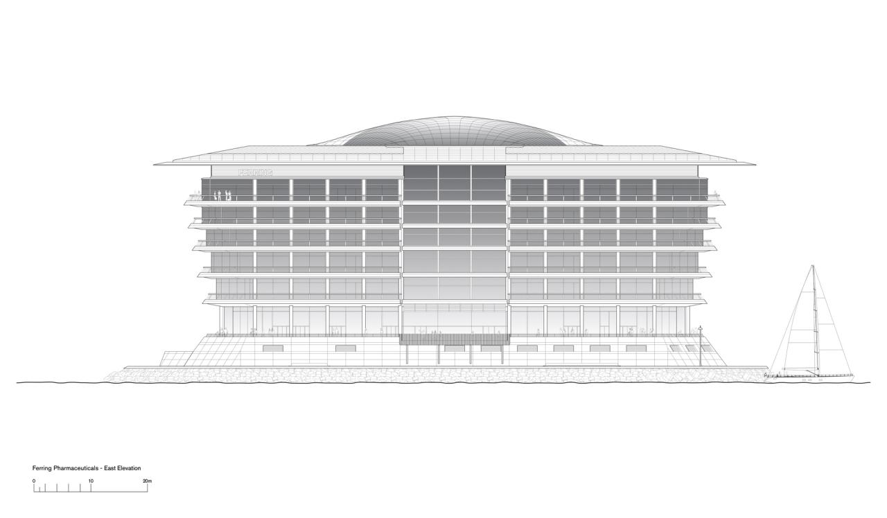 BIM建筑|辉凌制药总部 / Foster + Partners