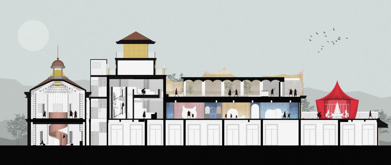 BIM建筑|房间里的万物：作为童话的朵云书院米罗店 / Wutopia Lab