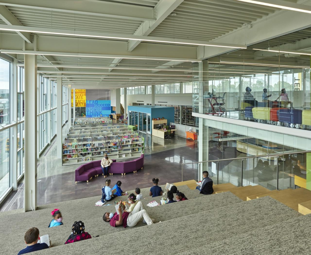 BIM建筑|派恩布拉夫总图书馆 / Polk Stanley Wilcox Architects