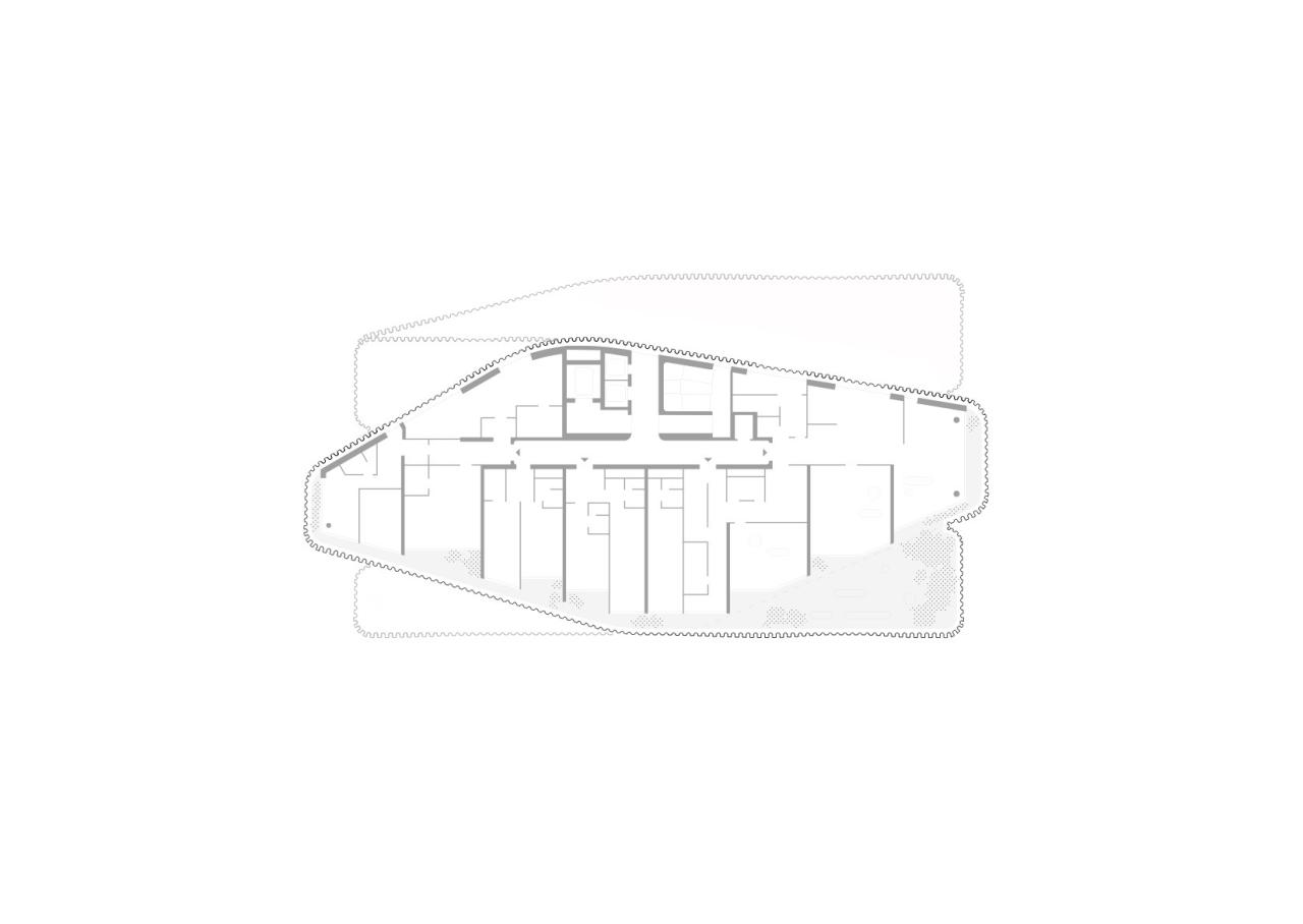 BIM建筑|RKM740“拉链” 塔楼 / J. Mayer H. Architects