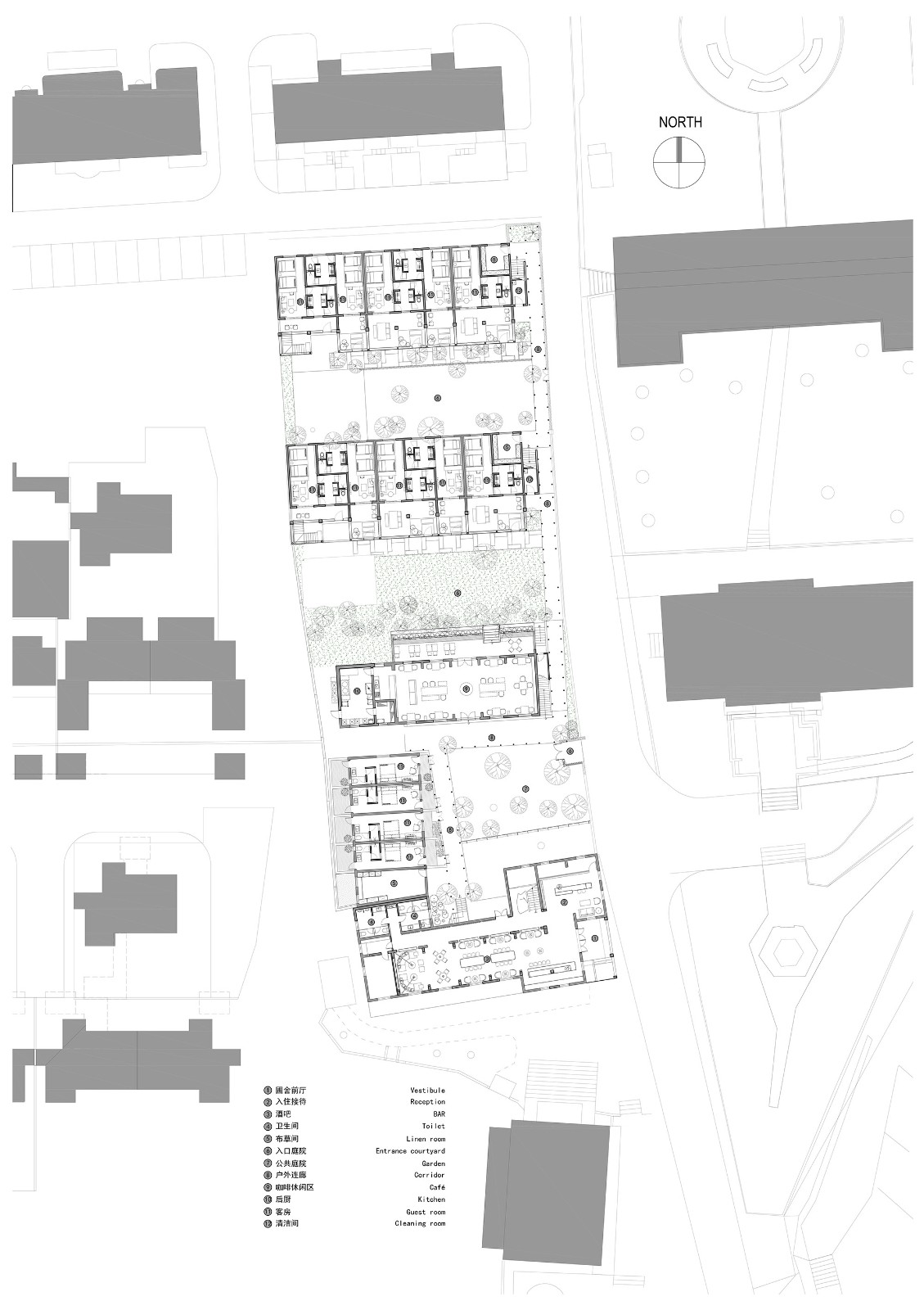 BIM建筑|龙游溪口镇乡村未来社区圃舍·溪口共享民宿 / 上海严旸建筑设计工作室