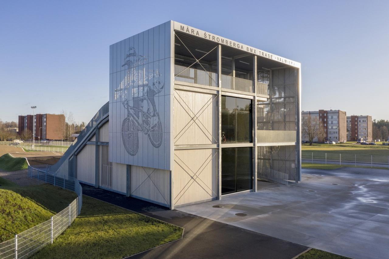 BIM建筑|奥运冠军 Maris Strombergs 的 BMX 赛道 / Balta Istaba