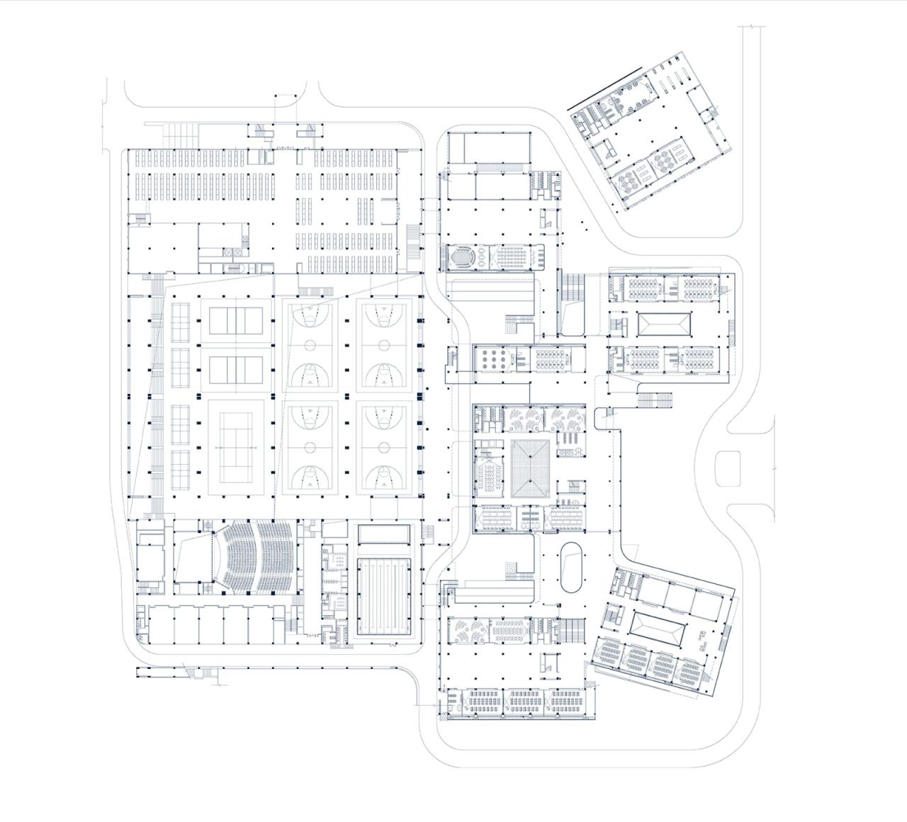 BIM建筑|台山市广旭实验学校 / 象外营造工作室