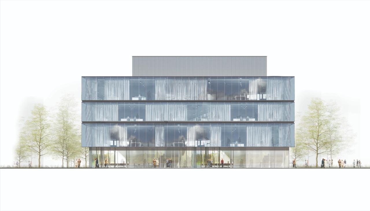 BIM建筑|随太阳路径开合窗帘，baramundi 总部 / 海茵建筑