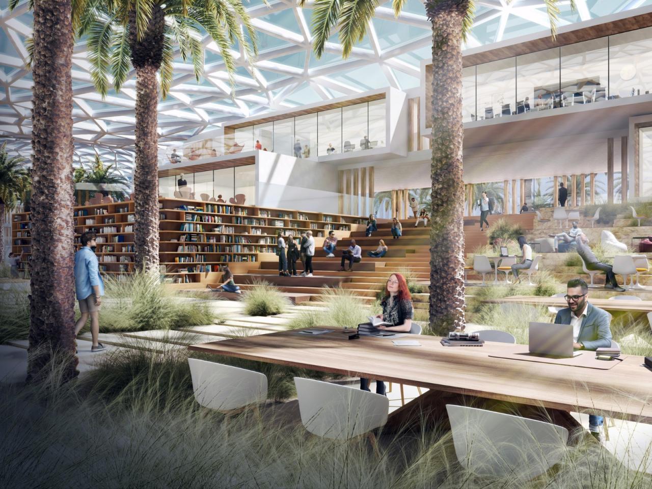 BIM建筑|迪拜将打造新科技区 Creekside，净零碳区 / URB