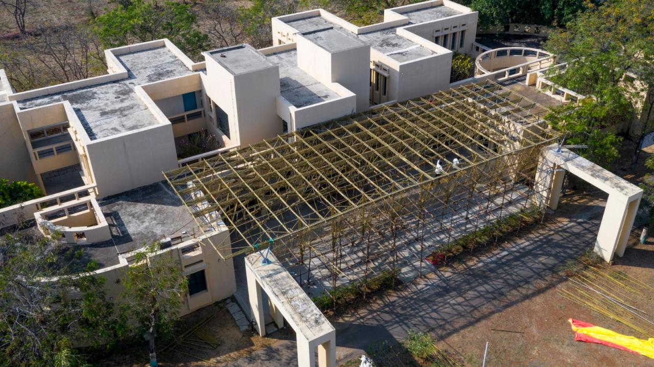 BIM建筑|工匠竹系统 Yogashala / Thumbimpressions