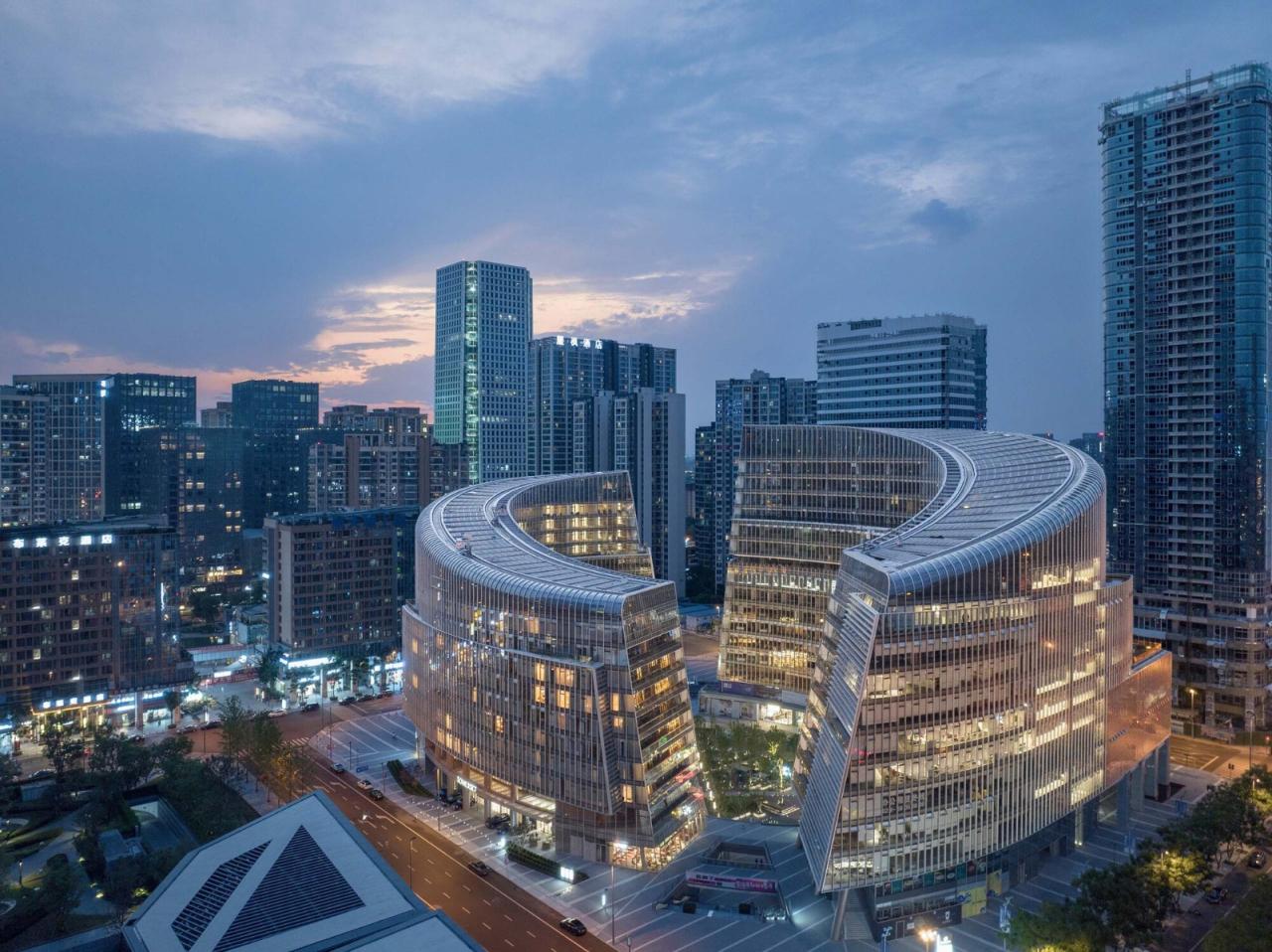 BIM建筑|成都高新创合中心 / LLA