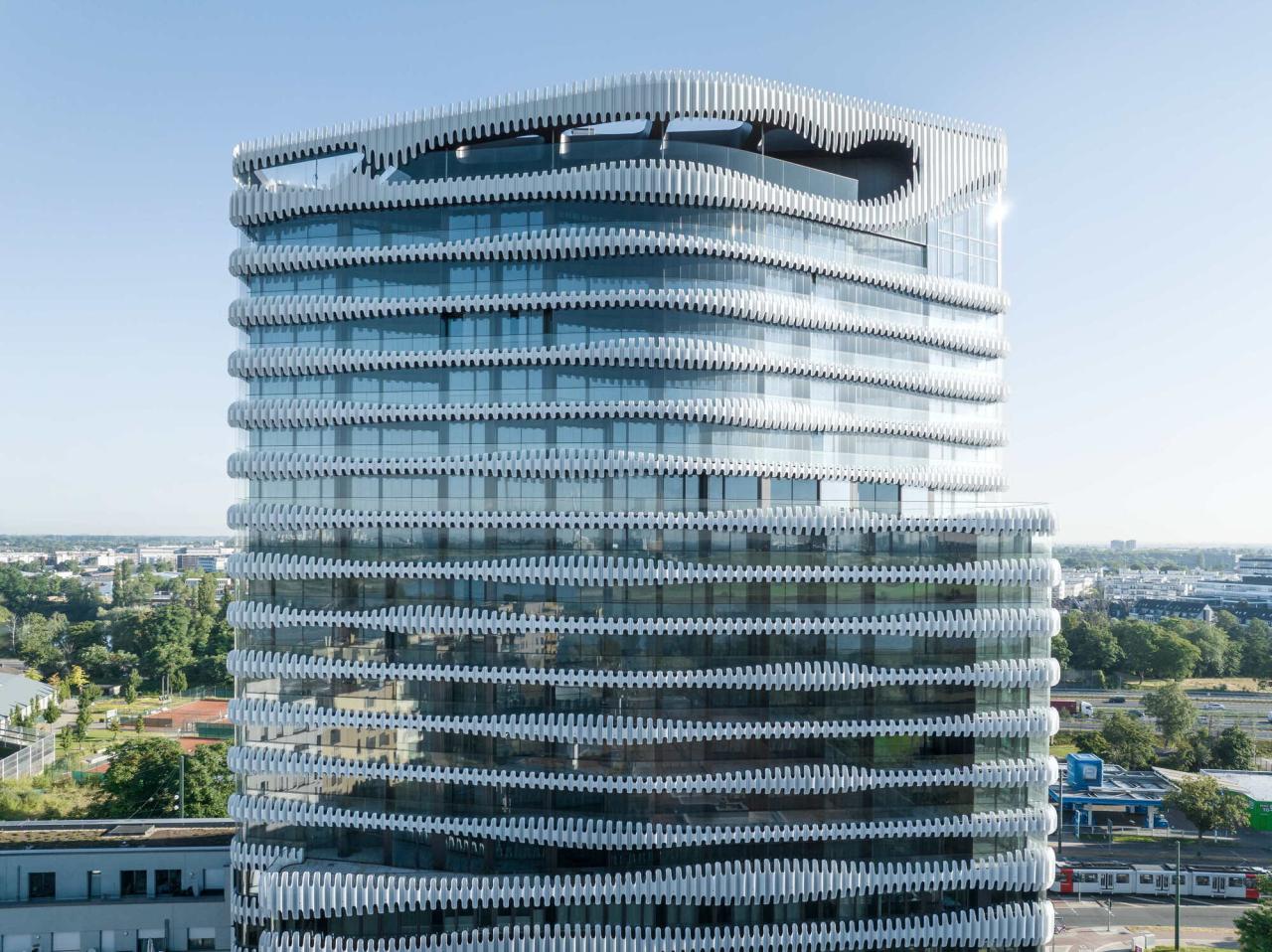 BIM建筑|RKM740“拉链” 塔楼 / J. Mayer H. Architects