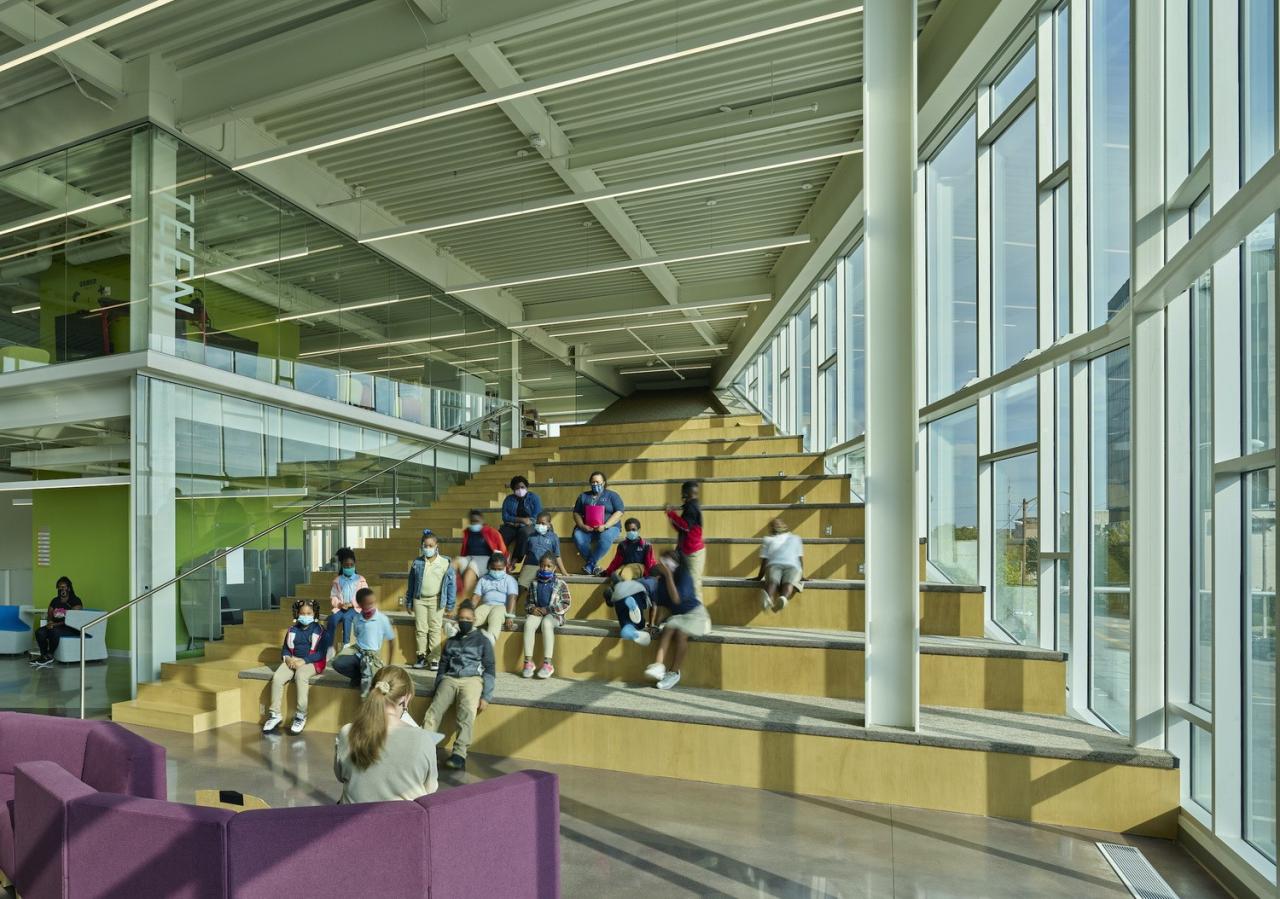 BIM建筑|派恩布拉夫总图书馆 / Polk Stanley Wilcox Architects