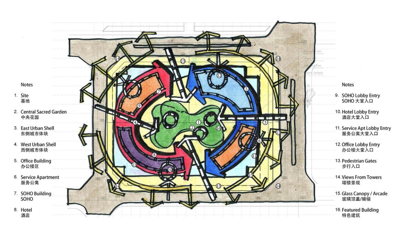 BIM建筑|成都高新创合中心 / LLA