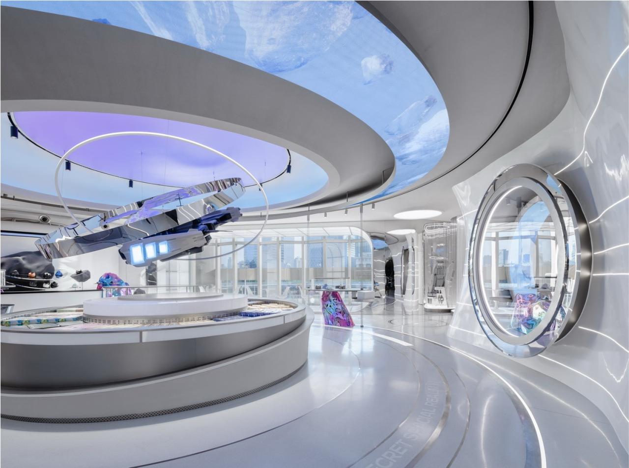 BIM建筑|HOLILAND TRAVEL：平行宇宙的未来叙事主义 / SLT设计咨询有限公司