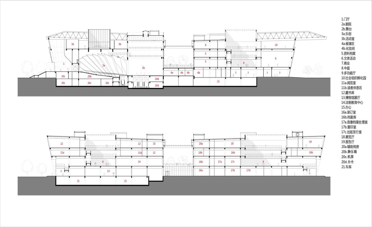 BIM建筑|响水文化艺术中心 / ATAH介景建筑