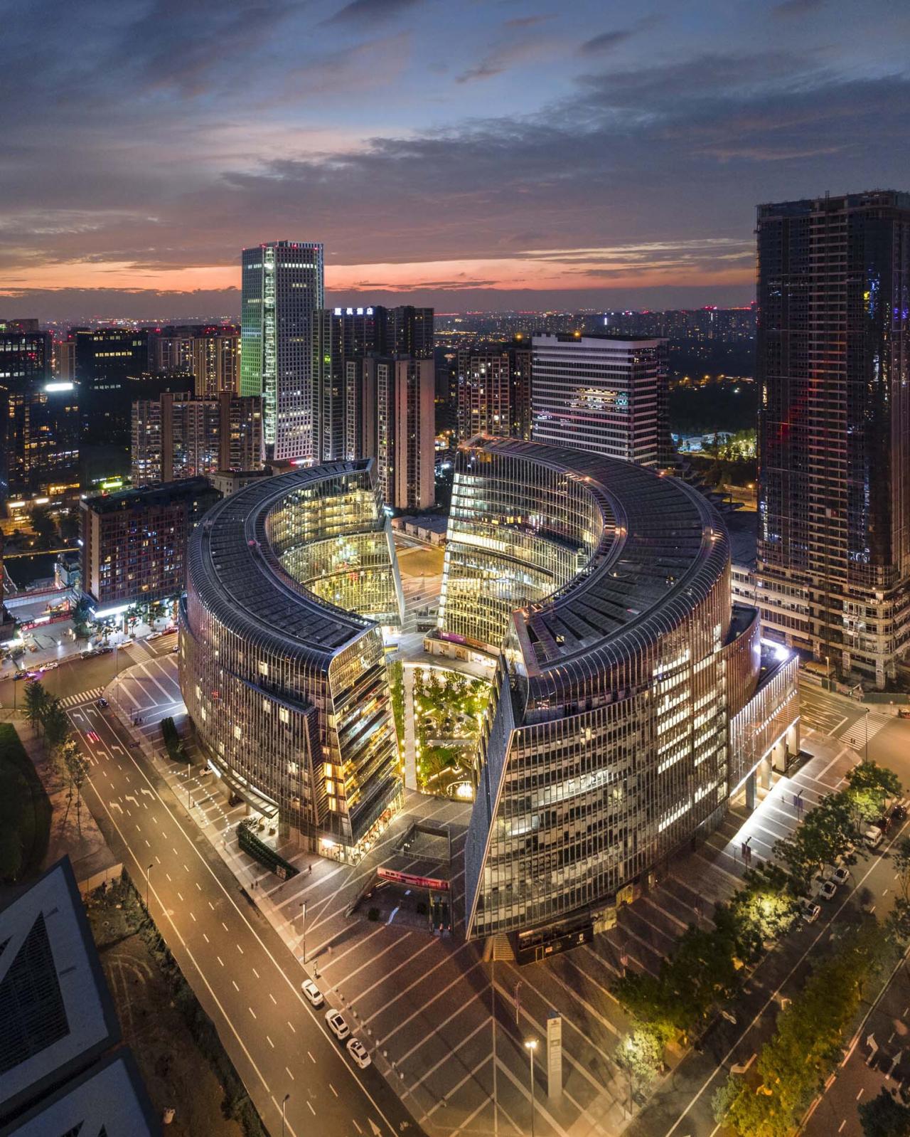 BIM建筑|成都高新创合中心 / LLA