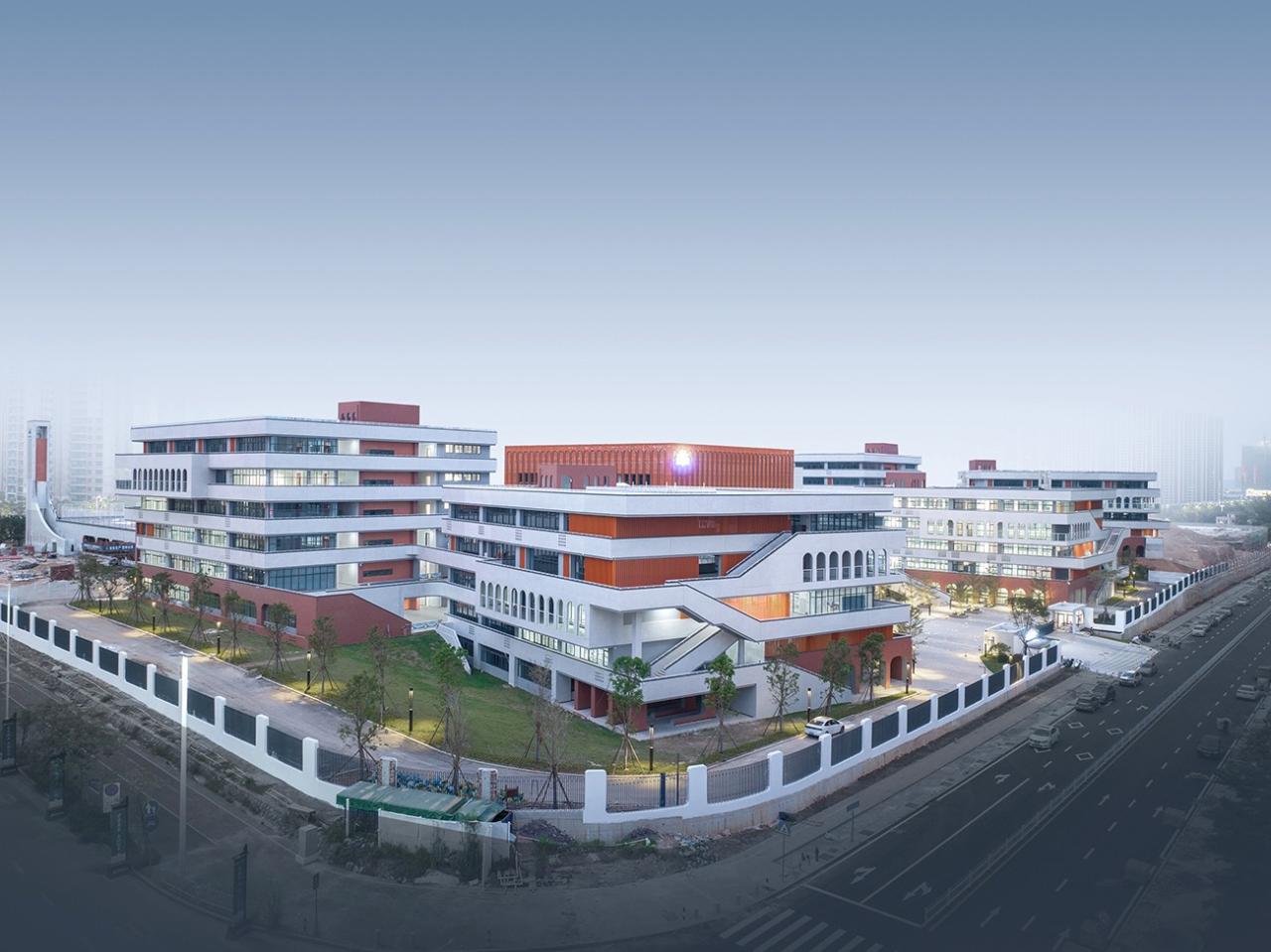 BIM建筑|台山市广旭实验学校 / 象外营造工作室