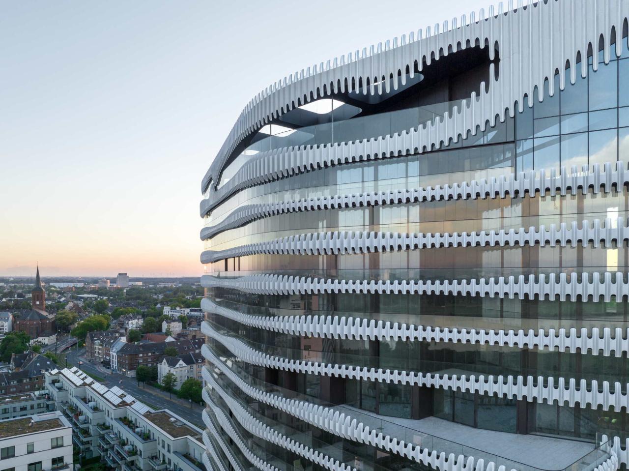 BIM建筑|RKM740“拉链” 塔楼 / J. Mayer H. Architects