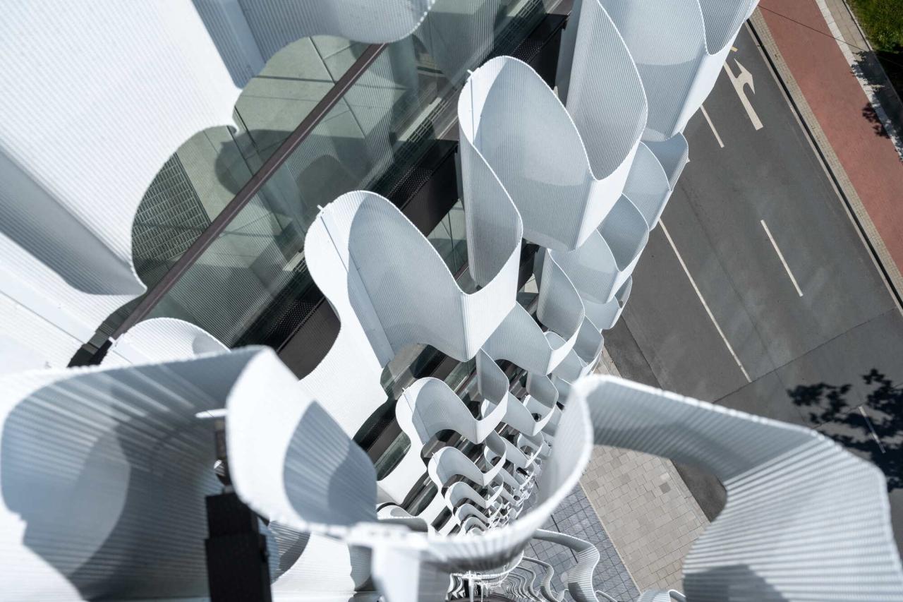 BIM建筑|RKM740“拉链” 塔楼 / J. Mayer H. Architects