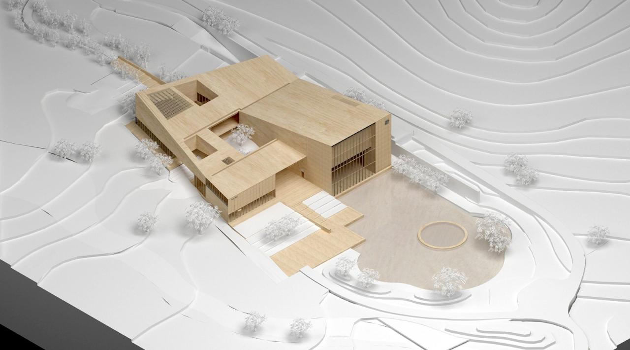 BIM建筑|雅达剧院：山林与舞台 / goa大象设计