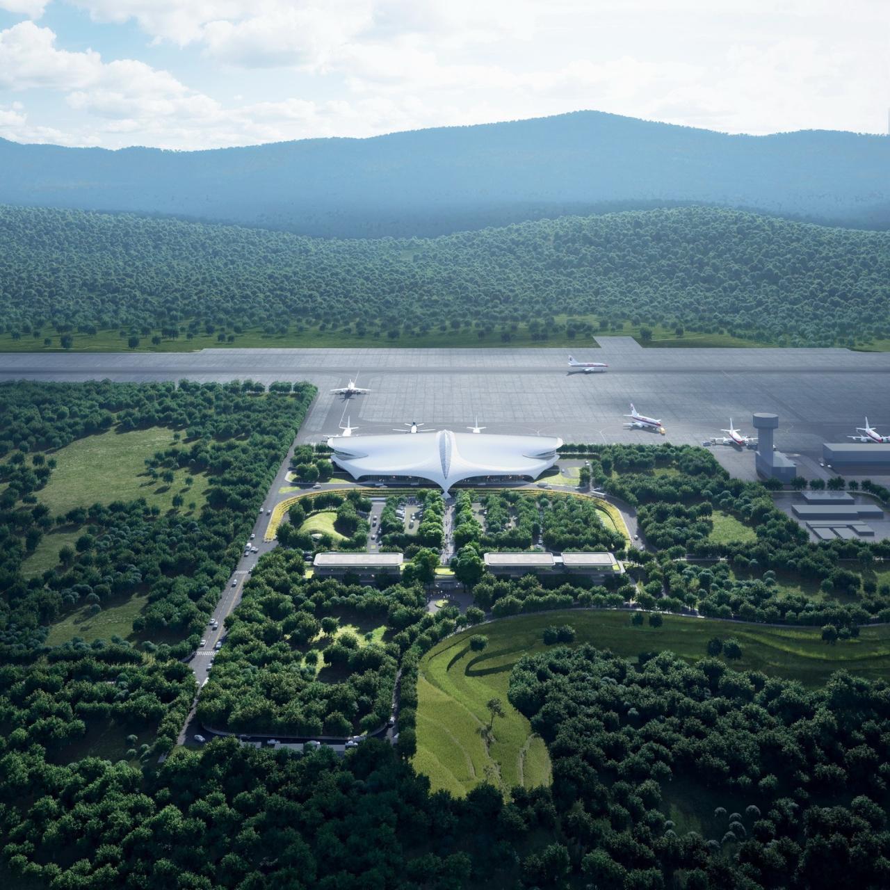 BIM建筑|“山中飞鸟”：浙江丽水机场设计 / 马岩松MAD