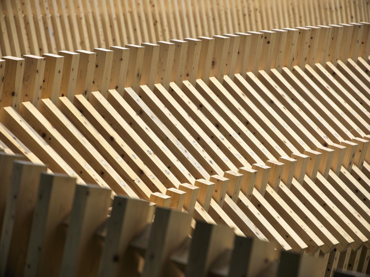 BIM建筑|传统木工技艺与现代计算科技相结合，久杉桥 / 隈研吾建筑都市设计事务所