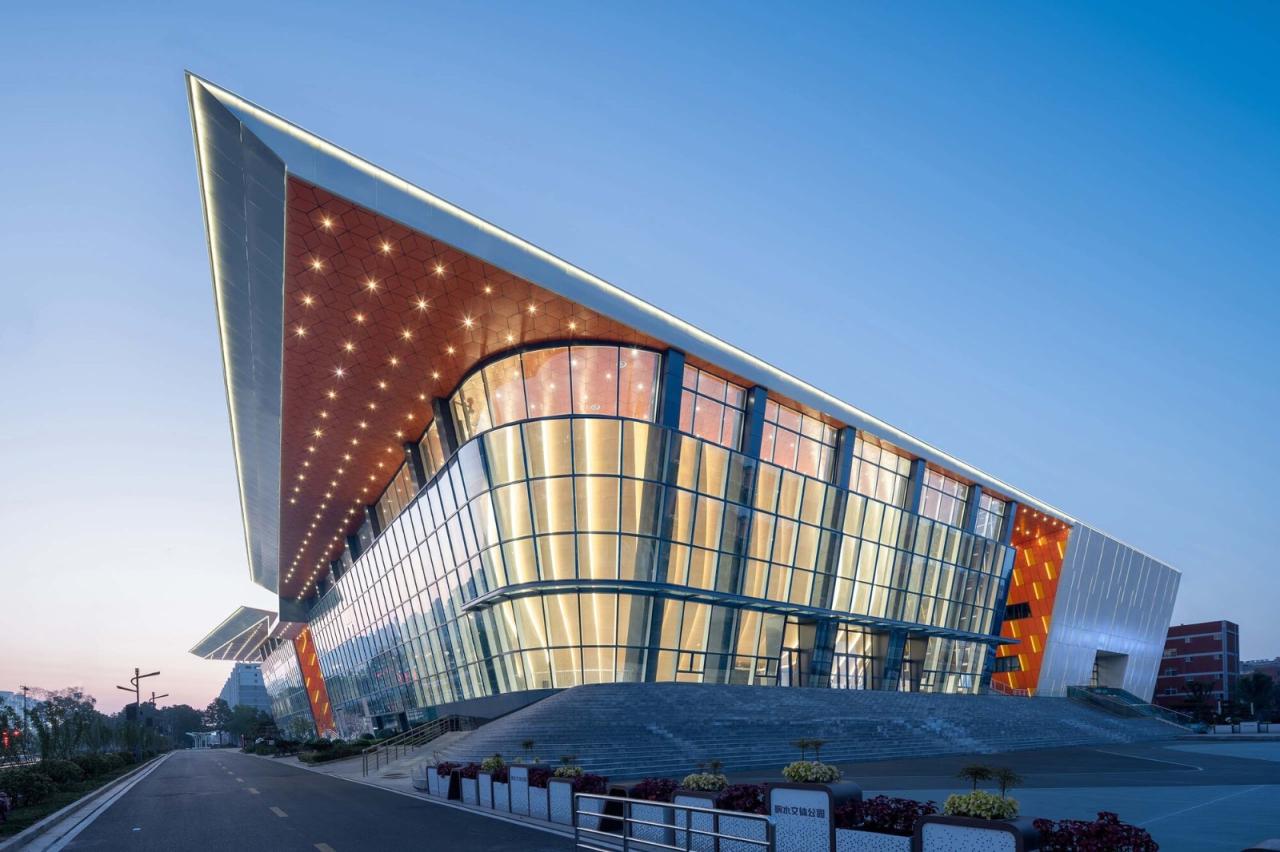 BIM建筑|响水文化艺术中心 / ATAH介景建筑