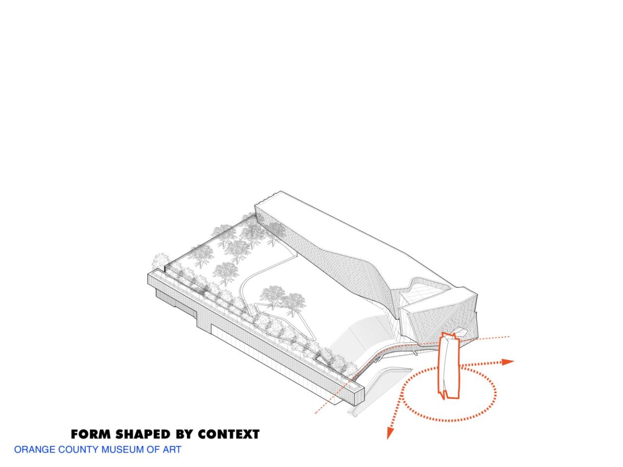 BIM建筑|美国加州橙县艺术博物馆 / Morphosis