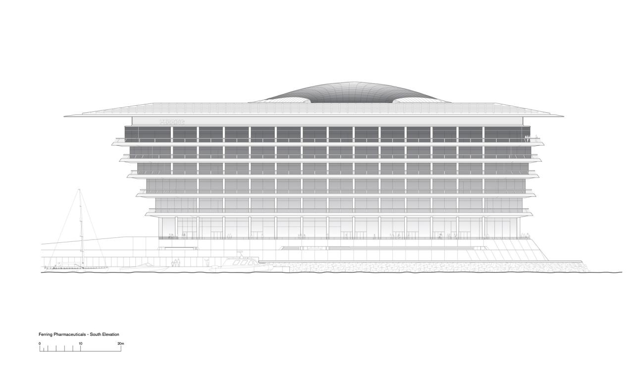 BIM建筑|辉凌制药总部 / Foster + Partners