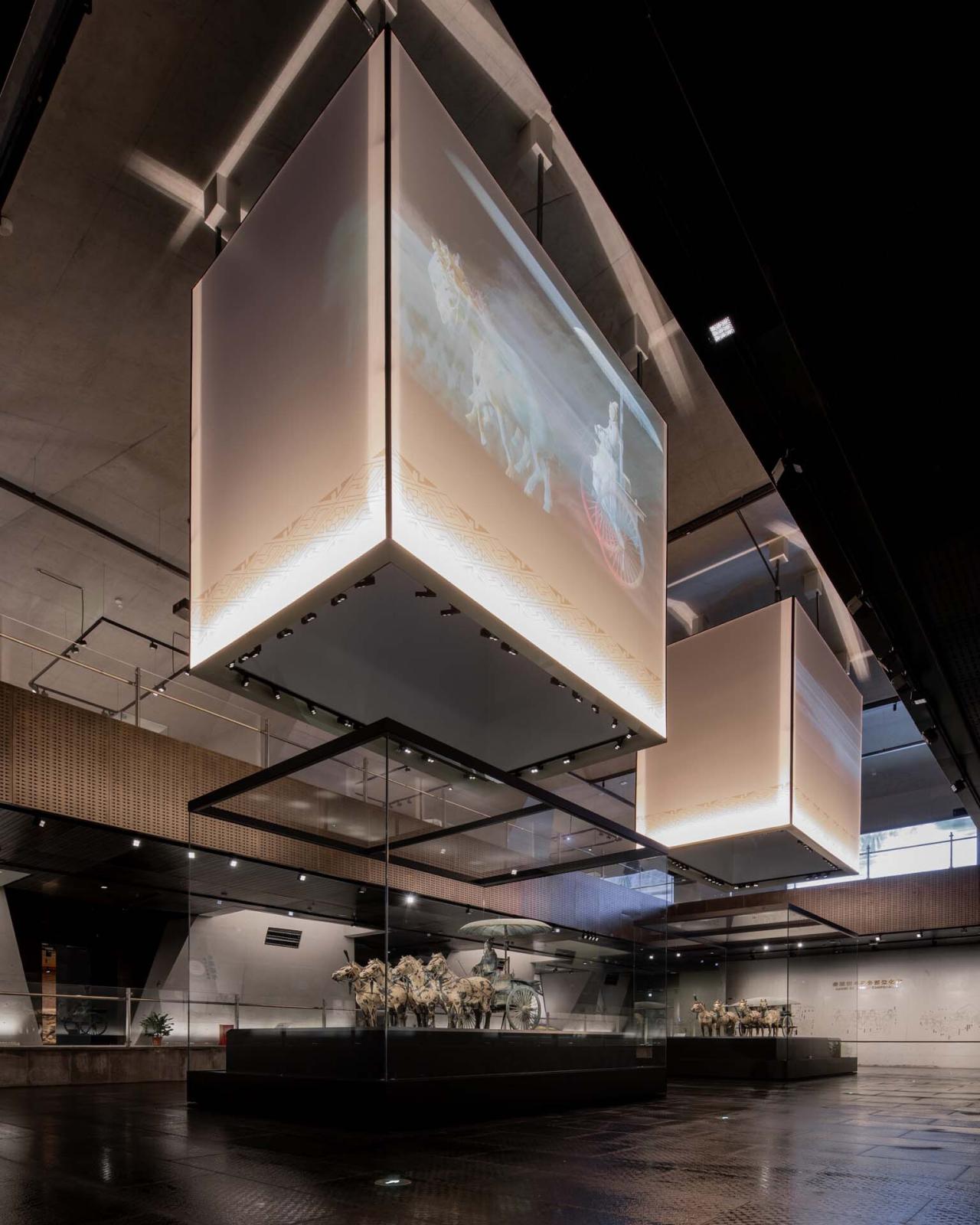 BIM建筑|西安秦始皇帝陵博物院铜车马博物馆 / 止境设计工作室
