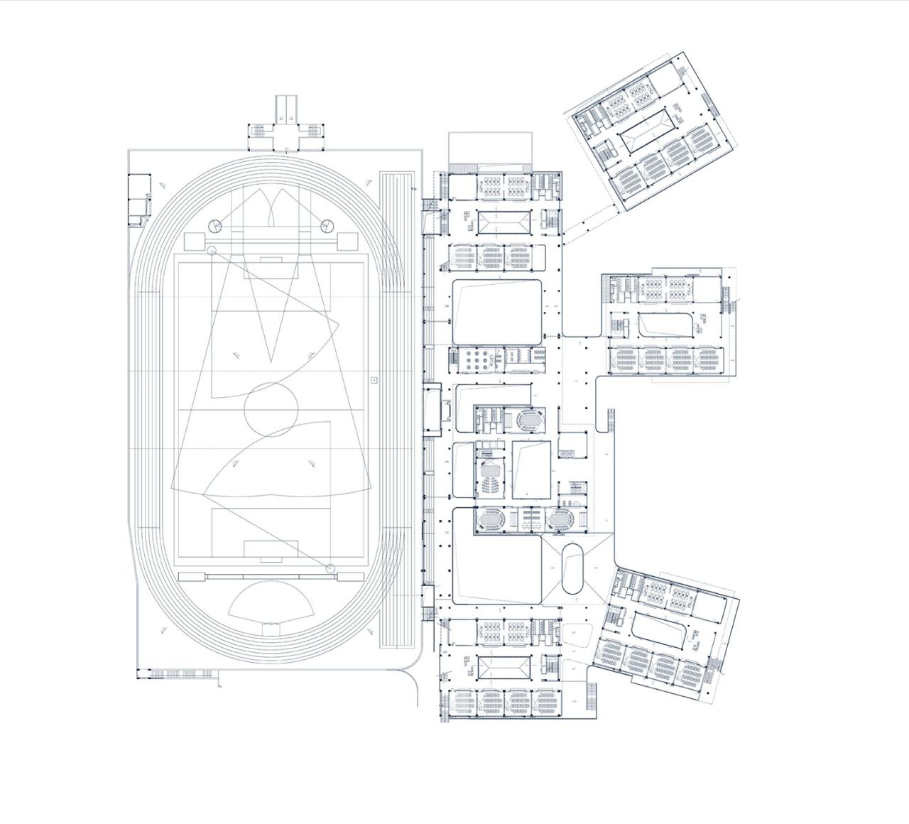 BIM建筑|台山市广旭实验学校 / 象外营造工作室