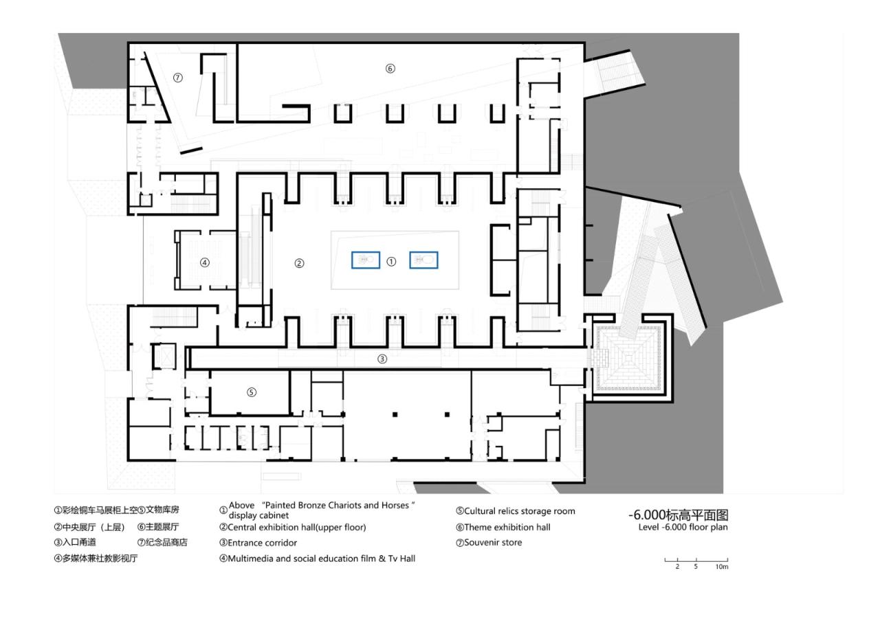 BIM建筑|西安秦始皇帝陵博物院铜车马博物馆 / 止境设计工作室