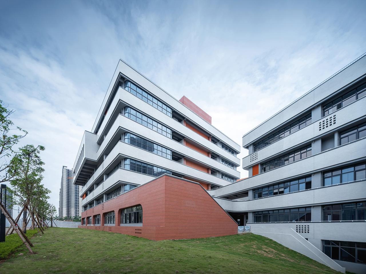 BIM建筑|台山市广旭实验学校 / 象外营造工作室