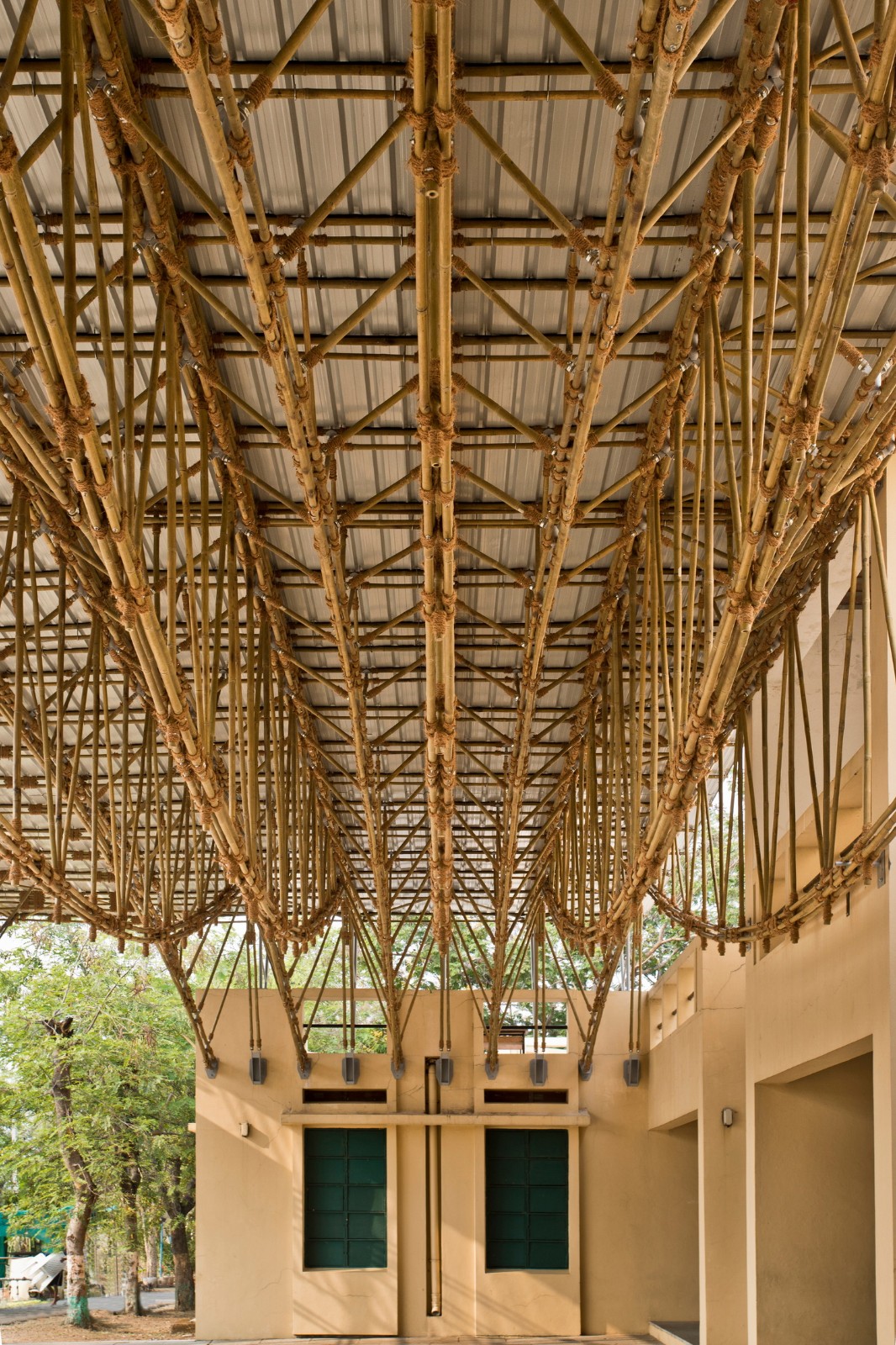 BIM建筑|工匠竹系统 Yogashala / Thumbimpressions