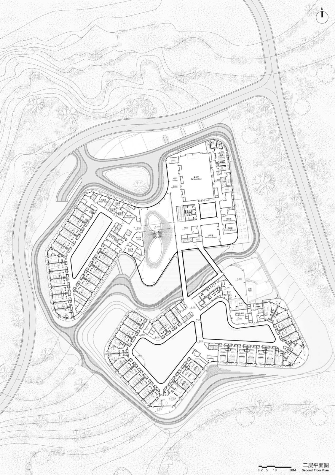 BIM建筑|南京丽笙酒店 / 上海创盟国际建筑设计