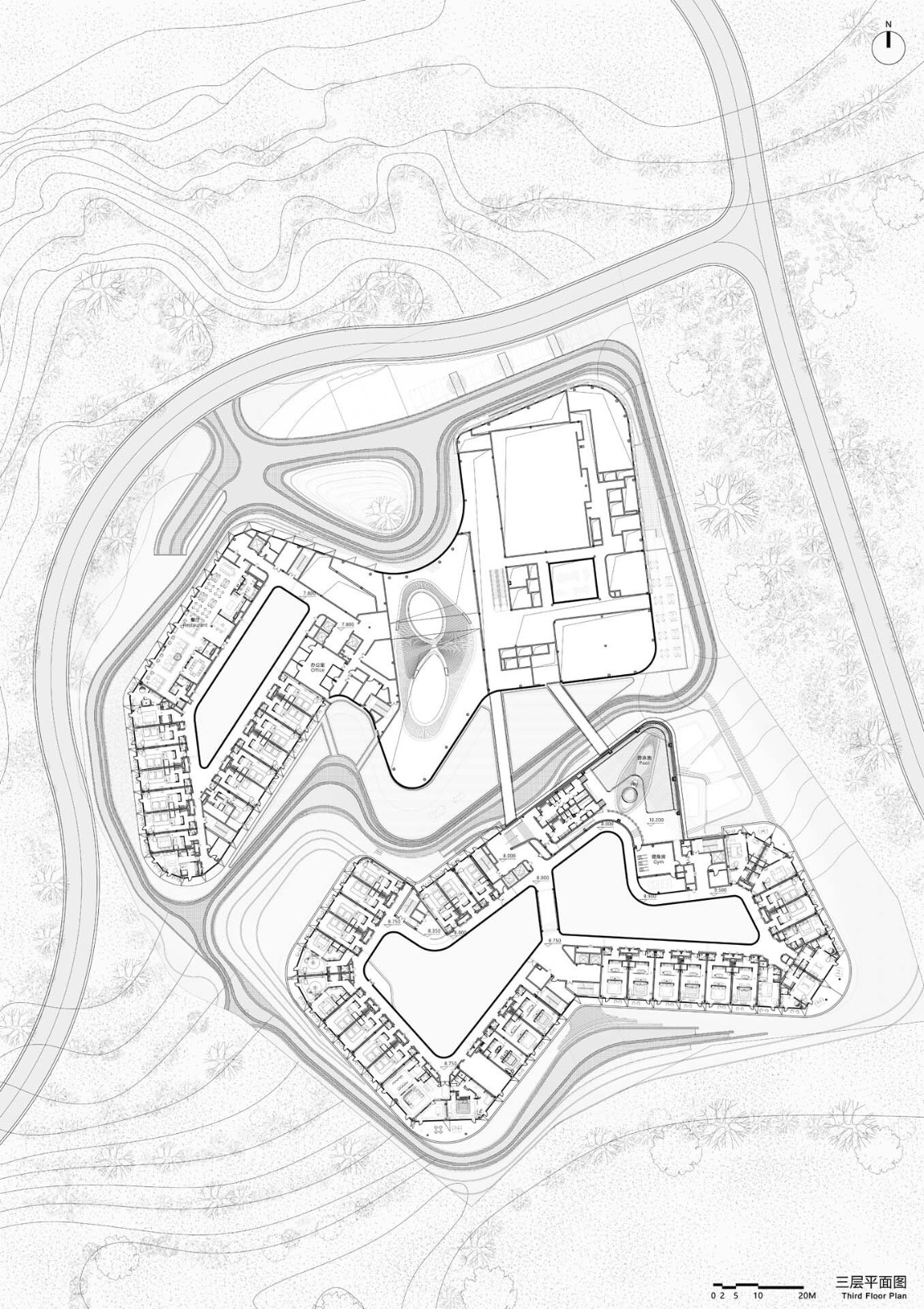 BIM建筑|南京丽笙酒店 / 上海创盟国际建筑设计