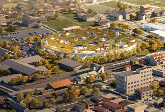 BIM建筑|藤本壮介设计碗状屋顶的社区中心