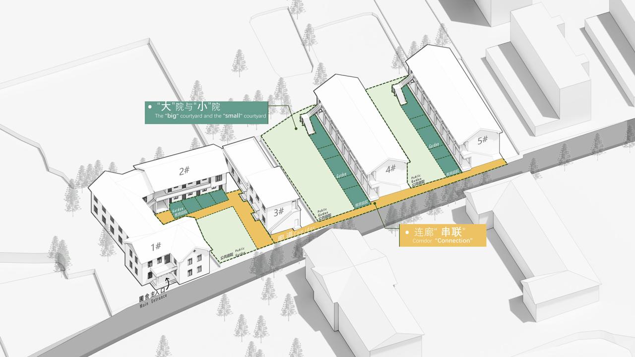 BIM建筑|龙游溪口镇乡村未来社区圃舍·溪口共享民宿 / 上海严旸建筑设计工作室