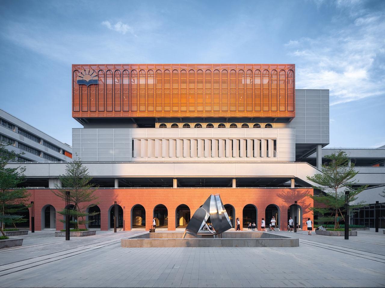 BIM建筑|台山市广旭实验学校 / 象外营造工作室