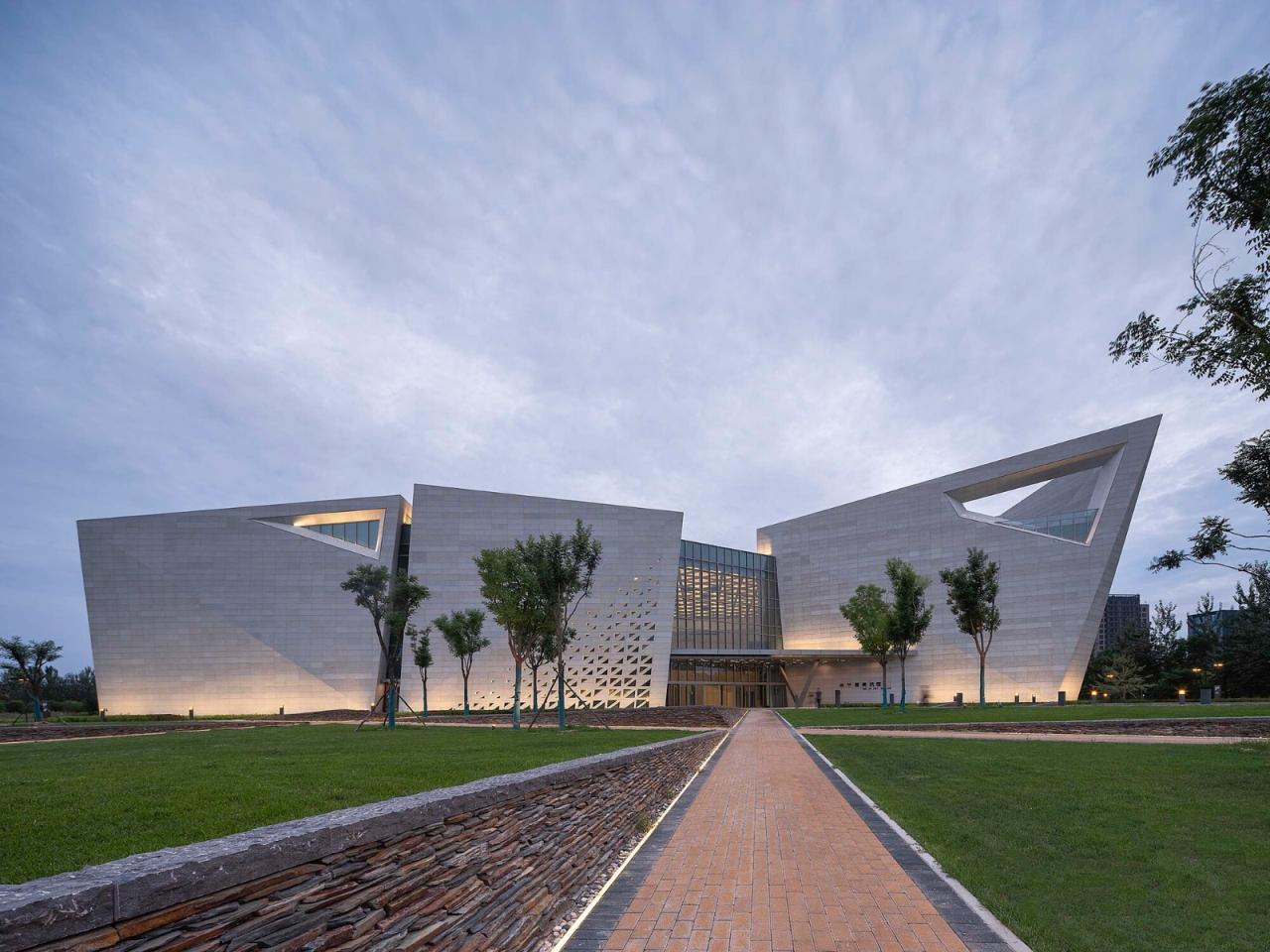 BIM建筑|宁夏美术馆 / 筑境设计