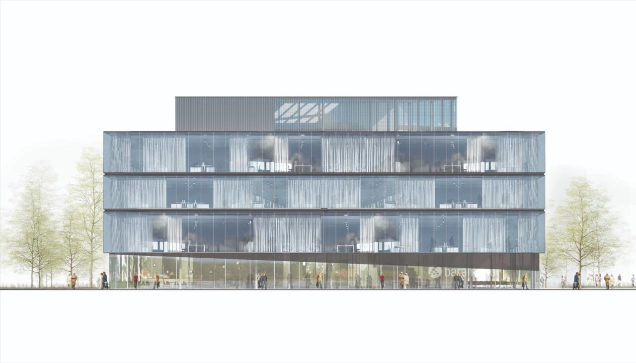 BIM建筑|随太阳路径开合窗帘，baramundi 总部 / 海茵建筑