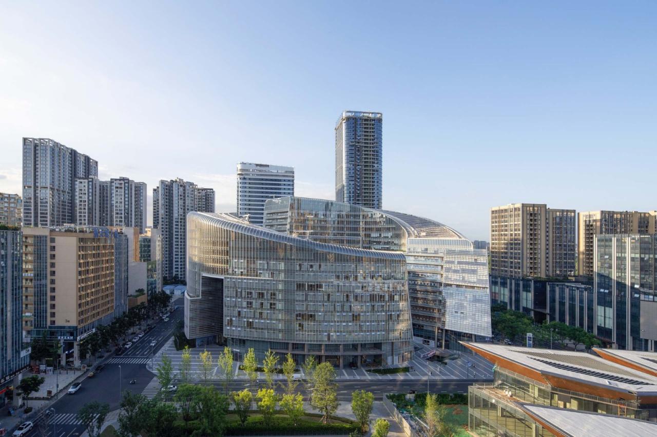 BIM建筑|成都高新创合中心 / LLA