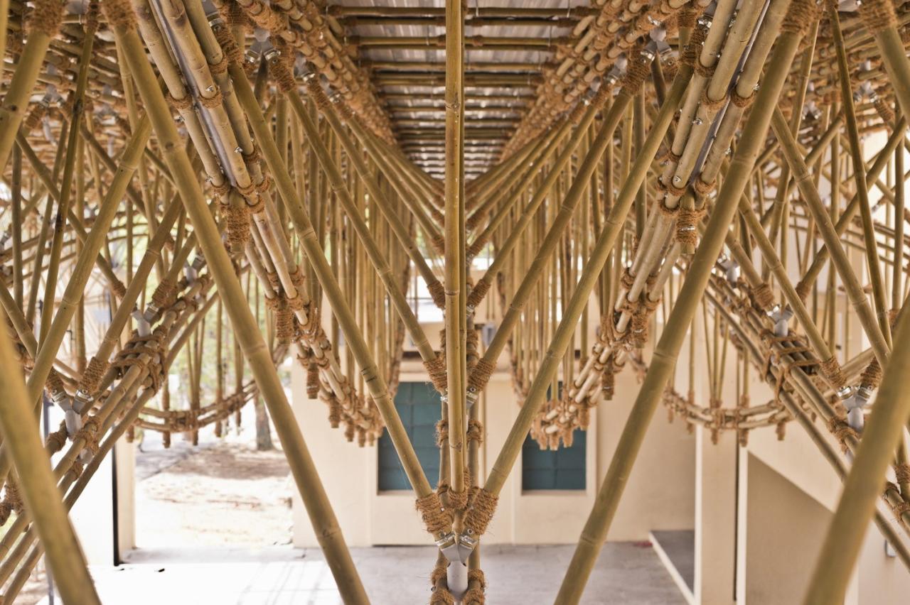 BIM建筑|工匠竹系统 Yogashala / Thumbimpressions