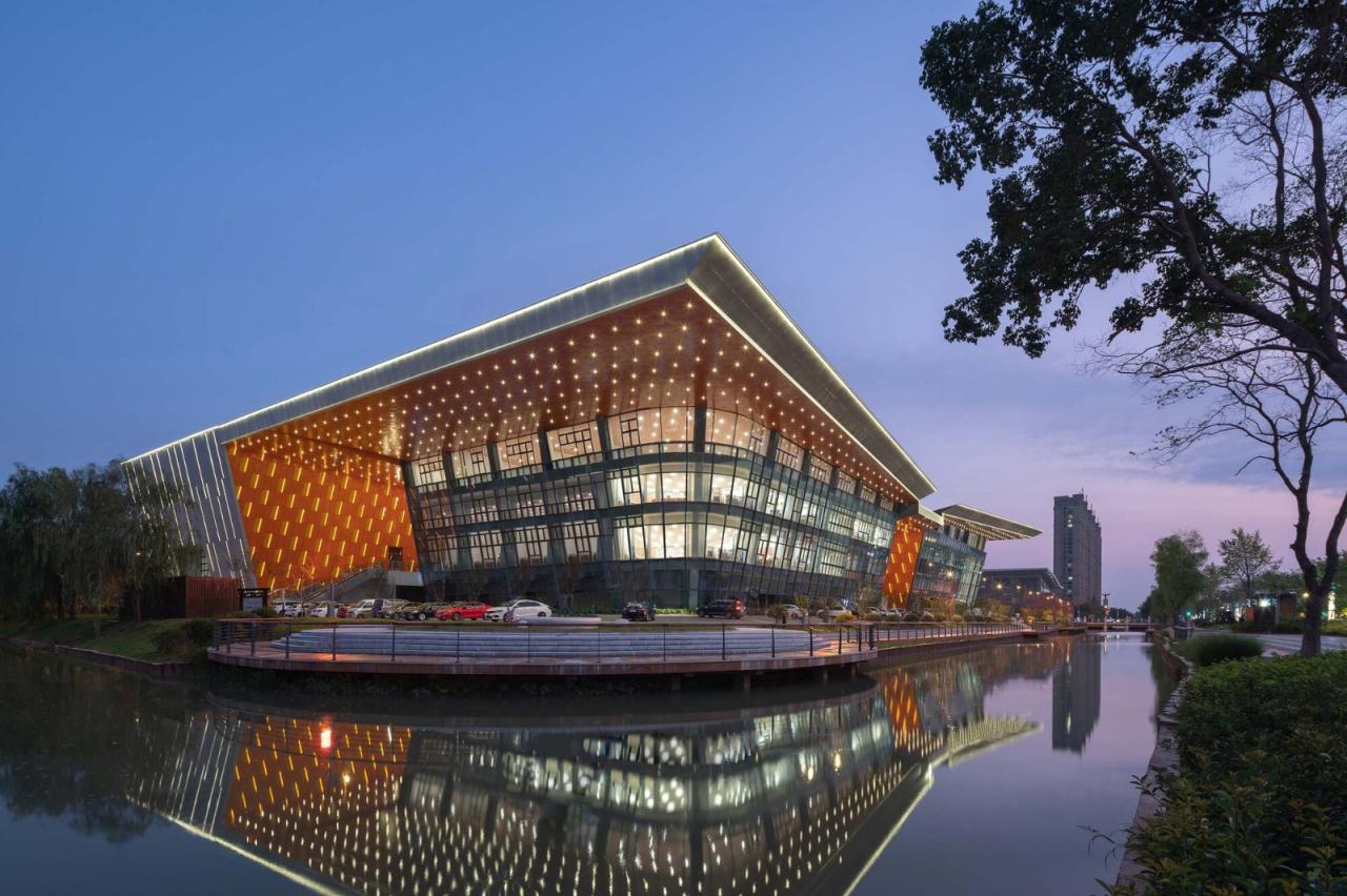 BIM建筑|响水文化艺术中心 / ATAH介景建筑