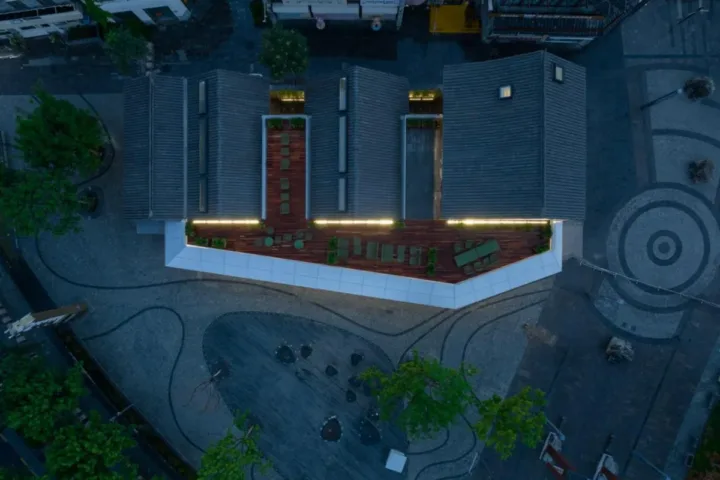 BIM建筑|融新于旧，与时并进：济南蔚来中心 / LUKSTUDIO芝作室